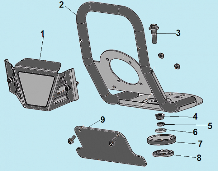 3 РАМА ГАЗОНОКОСИЛКА CHAMPION LMH4412