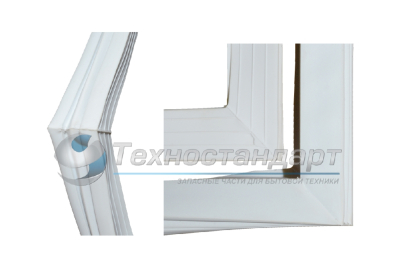 Уплотнитель двери холодильника Полюс-2, 5, 7, Орск-3 1100х530 мм, под планку